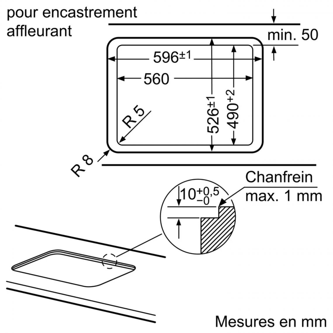 Table Verre Gaz 60cm Noir Semi-fleur De Plan - Ppp6a6b20 - BOSCH – Image 5