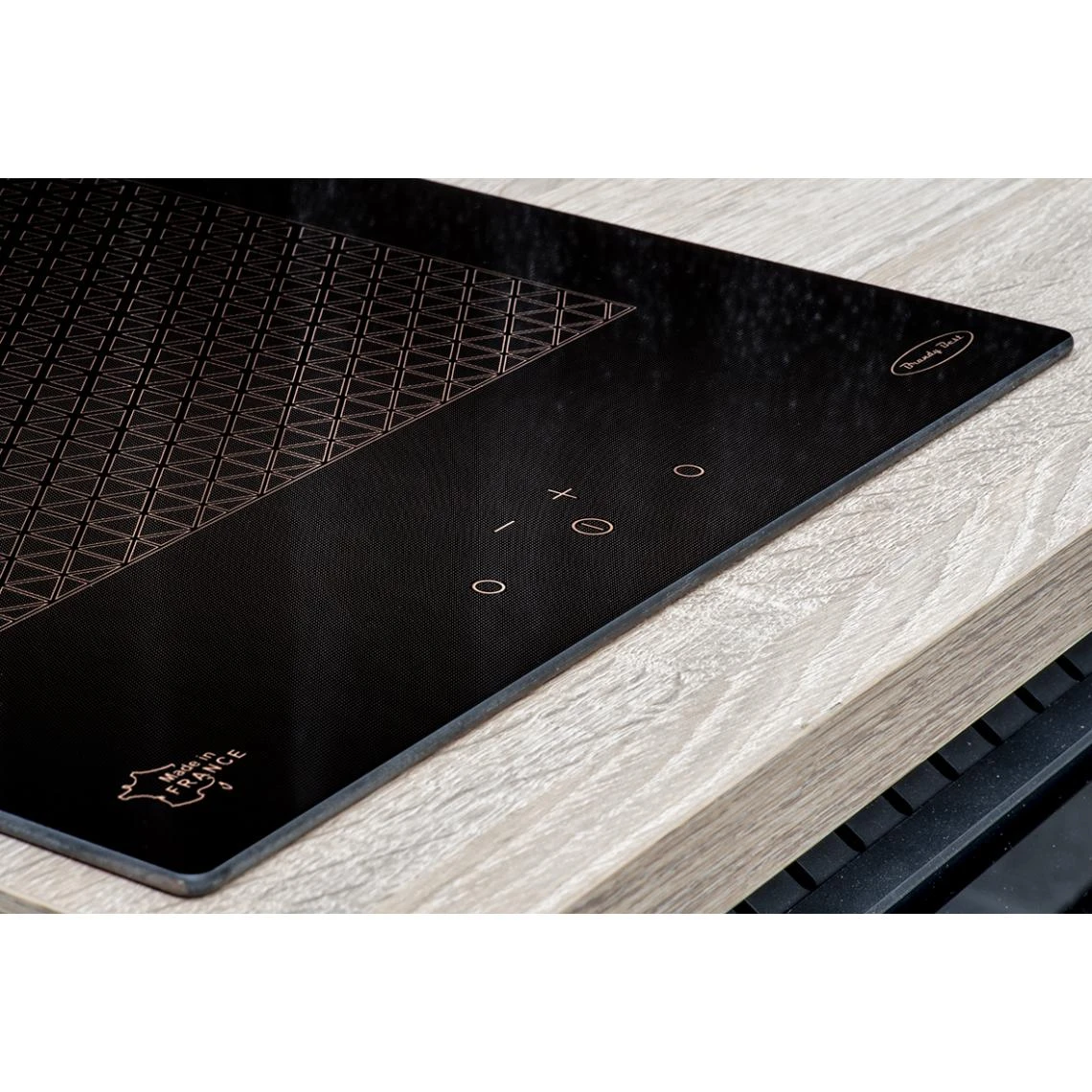 Brandybest Table De Cuisson Induction 1 Zone Flexible Encastrable Bronze – Image 4