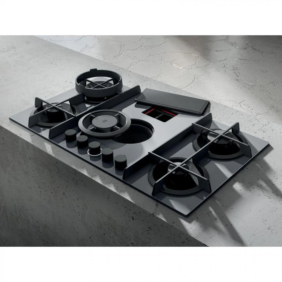 Table Gaz Aspirante ELICA NIKOLATESLA FLAME 4 Foyers – Image 2