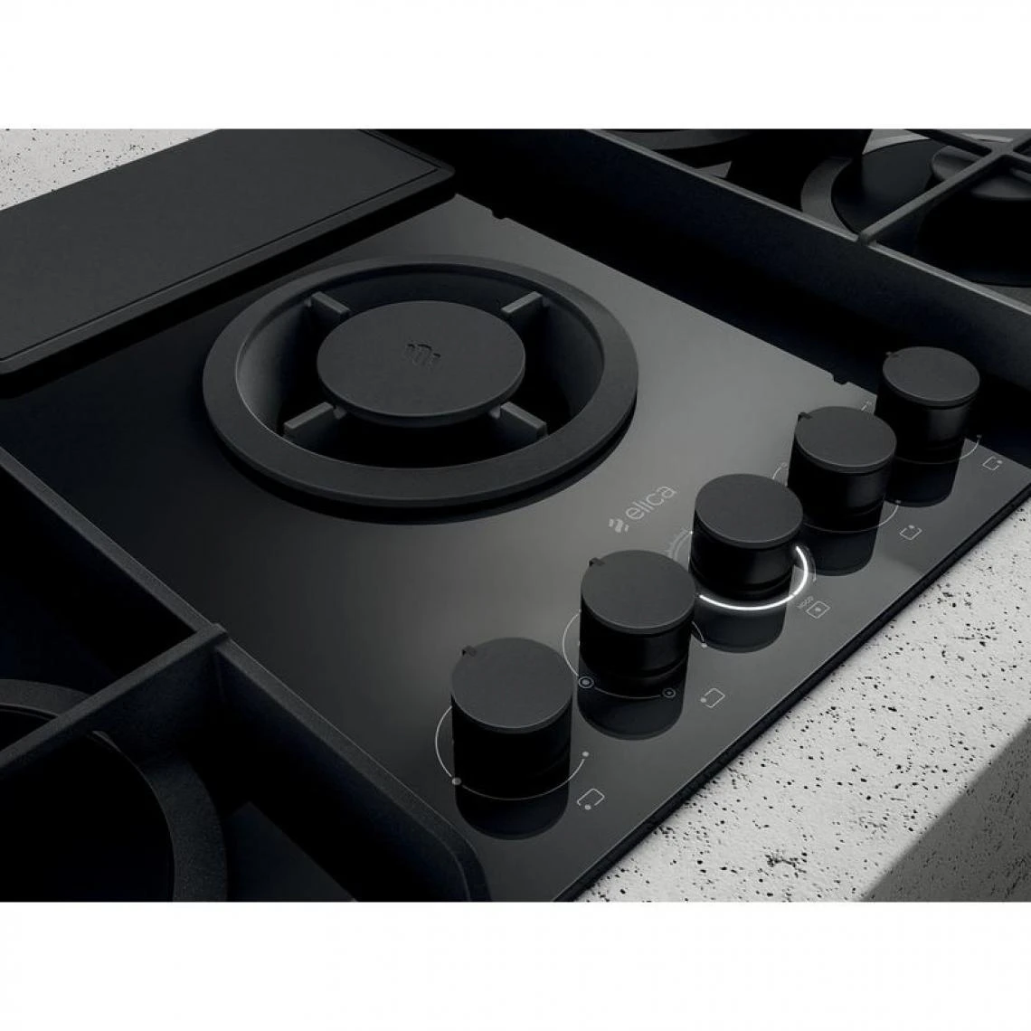 Table Gaz Aspirante ELICA NIKOLATESLA FLAME 4 Foyers – Image 4