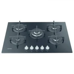 Table Gaz INDESIT ING72TBK 5 Foyers Noir