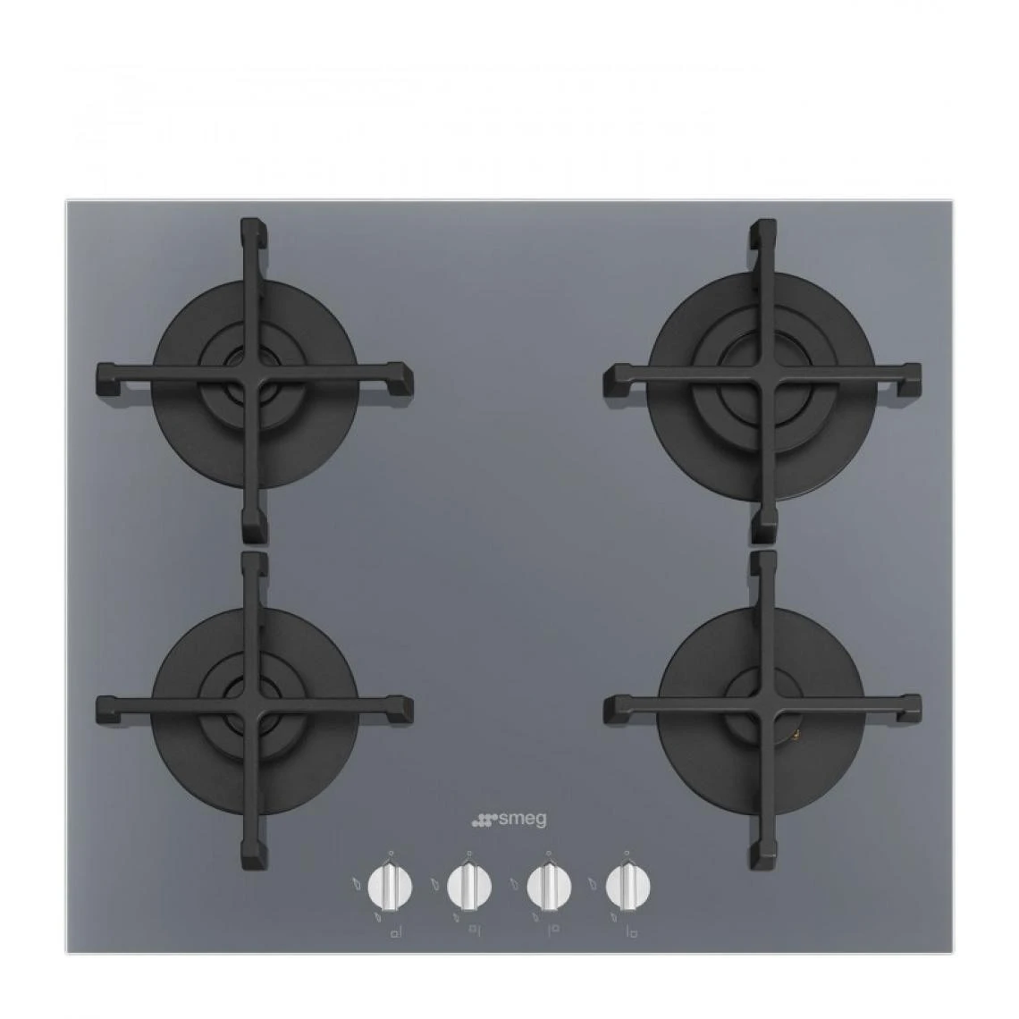 TABLE GAZ SMEG PV264S SILVER