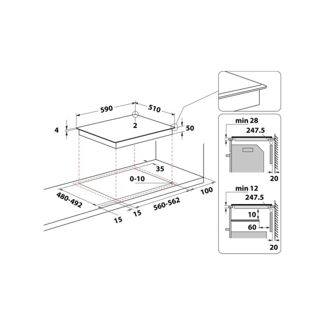 Table Induction WHIRLPOOL WLS3160BF – Image 4