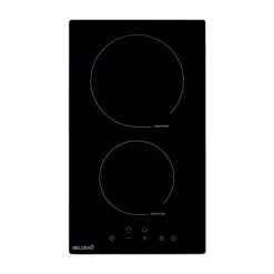 Beldeko TI2V-122 Plaque Induction 3300 W 2 Foyers Avec Minuterie Verre Électr...