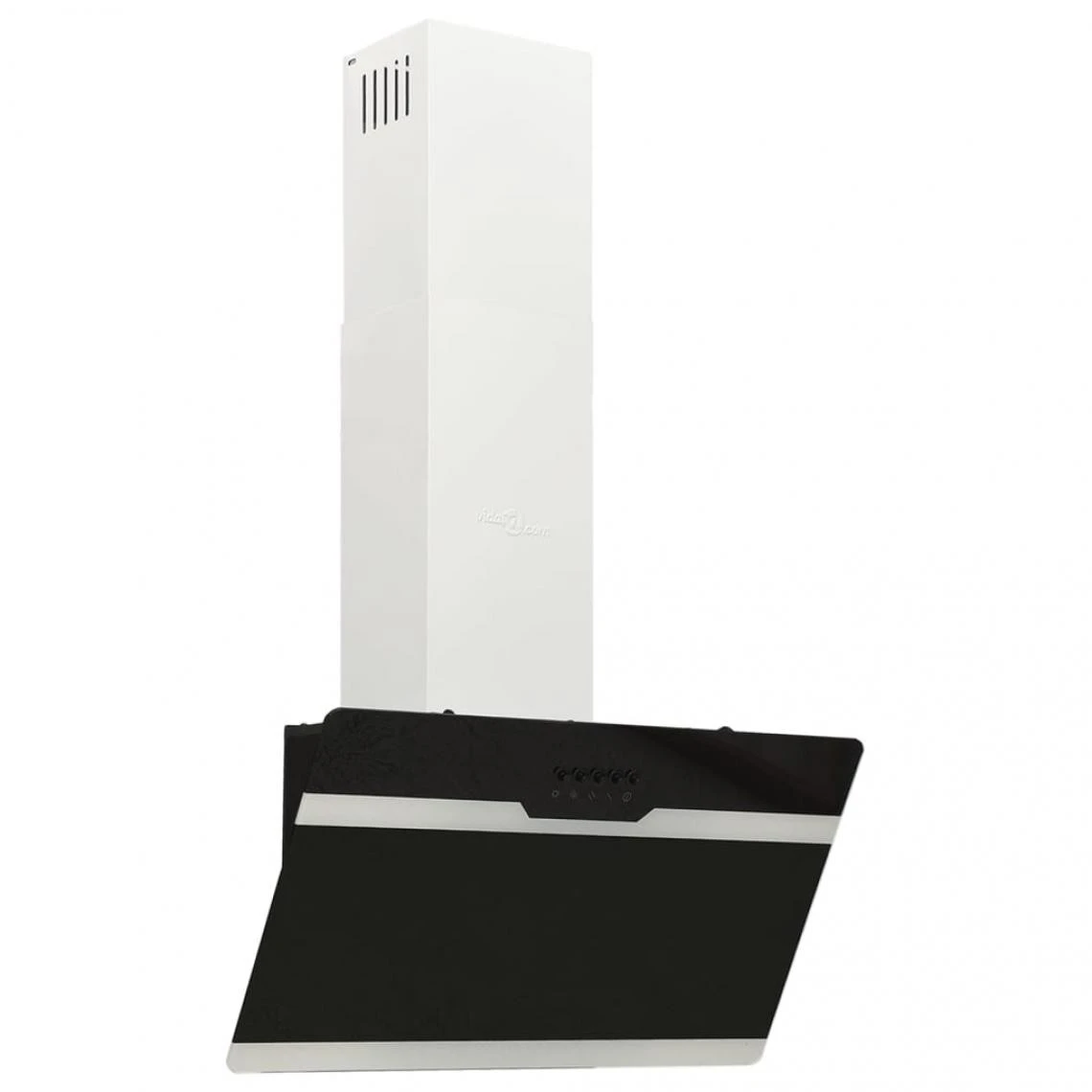 VidaXL Hotte Murale 60 Cm Acier Et Verre TrempĂ© Noir â Image 2