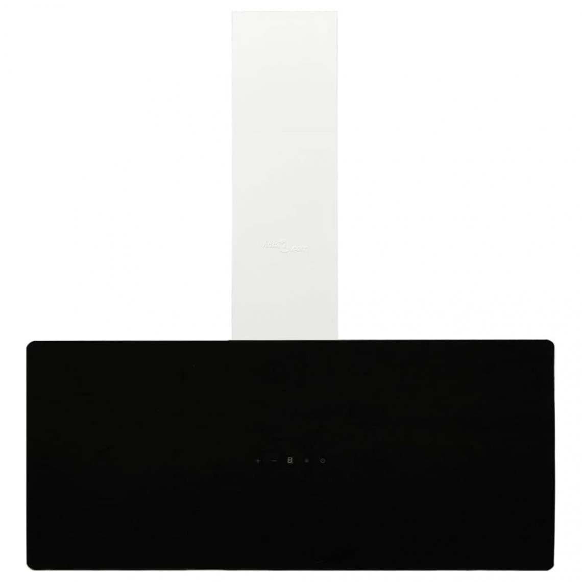 VidaXL Hotte Murale 90 Cm Acier Et Verre TrempĂ© Noir â Image 3