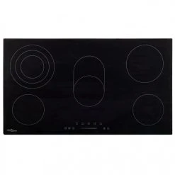 VidaXL Plaque De Cuisson Céramique 5 Brûleurs Contrôle Tactile 8500...