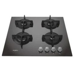 WHIRLPOOL - Table Gaz Verre Miroir - 60 Cm