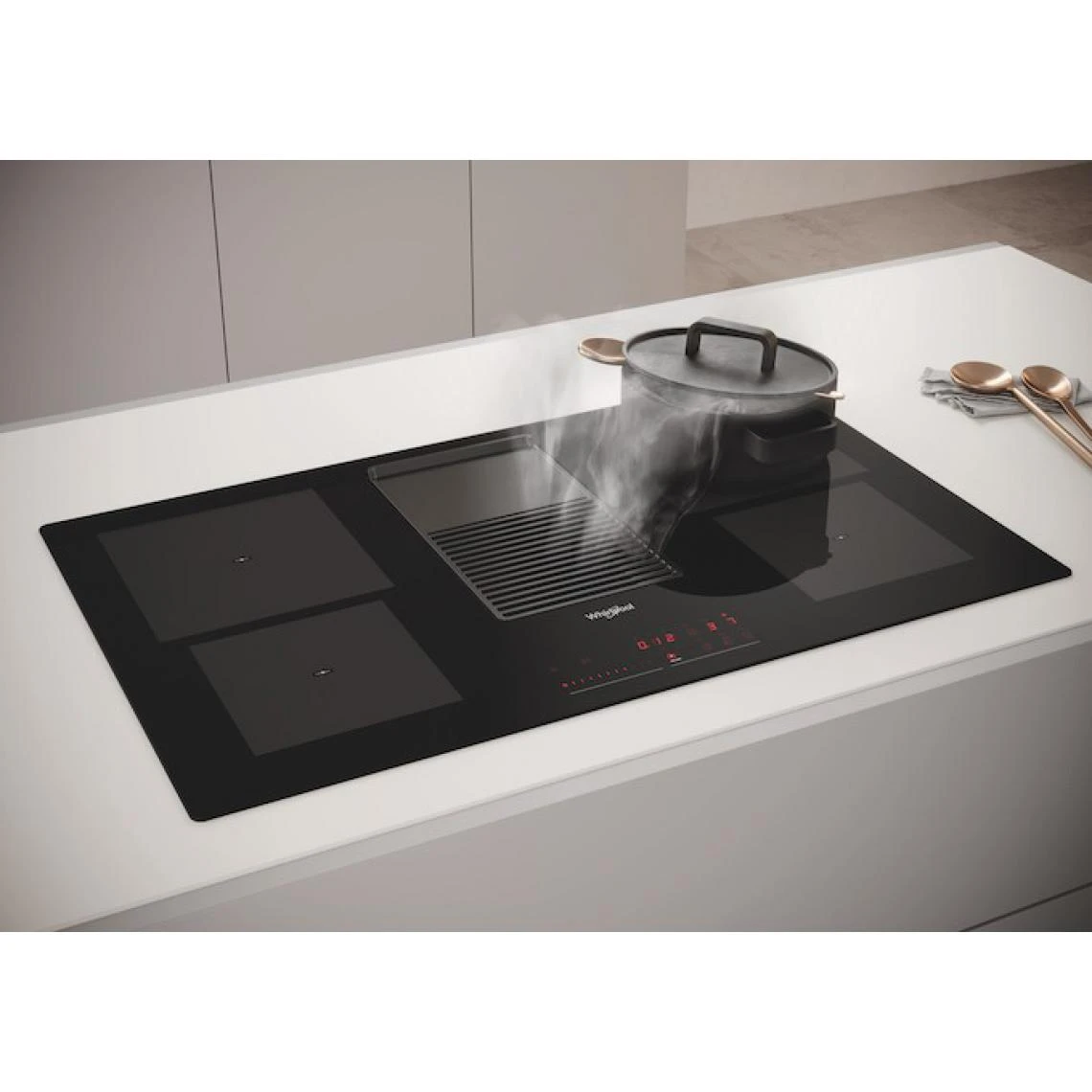 Whirlpool WVH92K, Une Table De Cuisson Avec Hotte Intégrée Pour La W... – Image 2