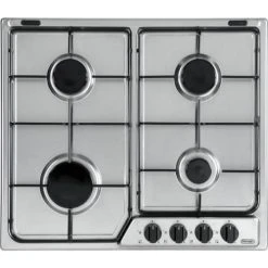 DeLonghi YAF46 ASV Plaque De Cuisson à Gaz Rotatif Acier Inoxydable Argent