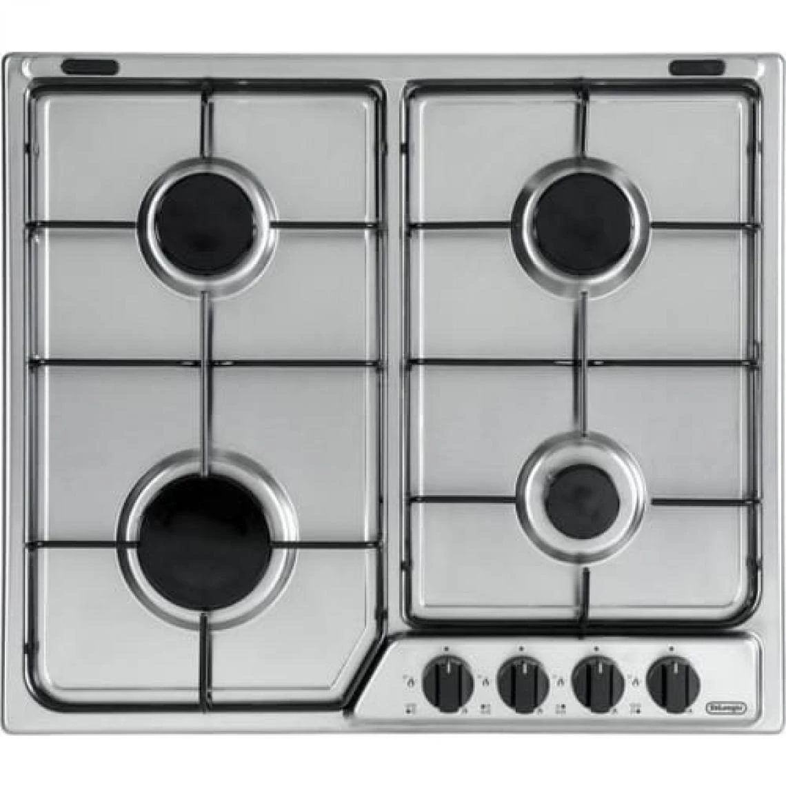 DeLonghi YAF46 ASV Plaque De Cuisson Ă Gaz Rotatif Acier Inoxydable Argent