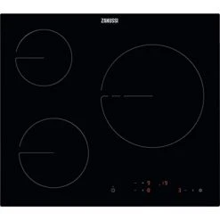 Zanussi ZHRN639K Plaque Induction Avertisseur Sonore 3 Foyers Verre Céramique...