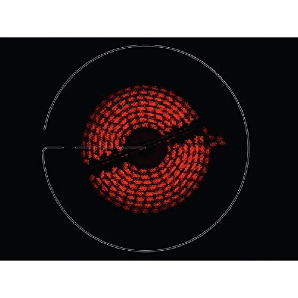 Zanussi ZHRN639K Plaque Induction Avertisseur Sonore 3 Foyers Verre Céramique... – Image 2