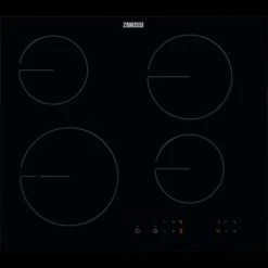 Zanussi ZHRN642K Plaque Vitrocéramique 4 Zones Touch Verre Céramique Noir